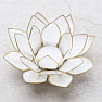 White lotus candlestick