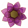 Lilac lotus candlestick