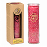 Candle for the 1st chakra with the scent of cinnamon, nutmeg and cloves