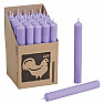 Paraffin table candle lavender purple 18 cm