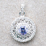 Tanzanite pendant silver TZP1002 Ag 925