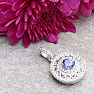 Tanzanite pendant silver TZP1002 Ag 925