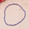 Tanzanite bracelet cut beads extra