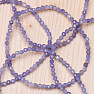 Tanzanite bracelet cut beads extra