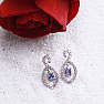 Tanzanite earrings silver TZE1013 Ag 925