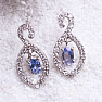 Tanzanite earrings silver TZE1013 Ag 925