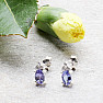 Tanzanite earrings silver TZE1008 Ag 925