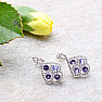 Tanzanite earrings silver TZE1042 Ag 925