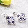 Tanzanite earrings silver TZE1042 Ag 925