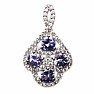 Tanzanite silver pendant TZP1042 Ag 925