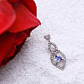 Tanzanite pendant silver TZP1004 Ag 925