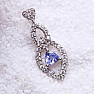 Tanzanite pendant silver TZP1004 Ag 925