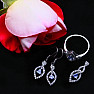 Tanzanite earrings silver TZE1004 Ag 925