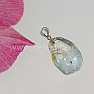 Topaz blue pendant Ag 925