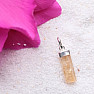 Topaz gold crystal pendant Ag 925