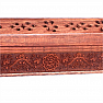 Wood box and stand for incense sticks with Om symbol