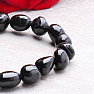 Tourmaline black skoryl oval bracelet