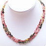 Extra quality chopped tourmaline multicolor necklace