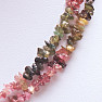 Extra quality chopped tourmaline multicolor necklace