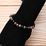 Tourmaline multicolor bracelet extra beaded