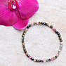 Tourmaline multicolor bracelet extra AA quality ground beads