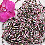 Tourmaline multicolor bracelet extra AA quality ground beads