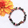 Tourmaline multicolor chopped bracelet