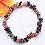 Tourmaline multicolor chopped bracelet