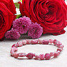 Tourmaline rubellite oval bracelet AA quality