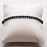 Tourmaline black skoryl bracelet extra AA quality ground beads