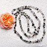 Chopped crystal with tourmaline necklace