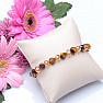 Tiger eye cut glitter bracelet made of beads