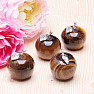 Tiger eye decoration in the shape of an apple