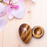 Tiger&#39;s eye egg with pedestal home decoration