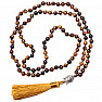 Tiger eye necklace with tassel