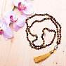 Tiger eye necklace with tassel