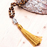 Tiger eye necklace with tassel