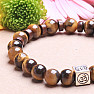 Tiger eye with Om symbol beaded bracelet