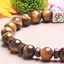 Tiger eye with Om symbol beaded bracelet