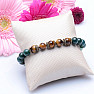 Green-brown variation of semi-precious stones author&#39;s bracelet RB Design 146