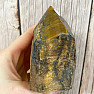 Tiger's eye raw polished tip KO5