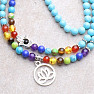 Turquoise chakra necklace to protect against negativity