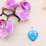 Turquoise heart pendant