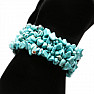 Turquoise bracelet chopped wide