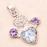 Opal dendritic pendant silver Ag 925 U1611