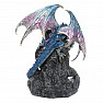 Stand for incense cones with flowing smoke Dragon intrigue