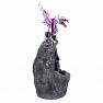 Glowing Amethyst Dragon Guardian Statuette