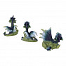 Set of dragon figurines Triple Trouble