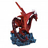 Statuette red dragon Guardian