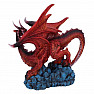 Statuette red dragon Guardian